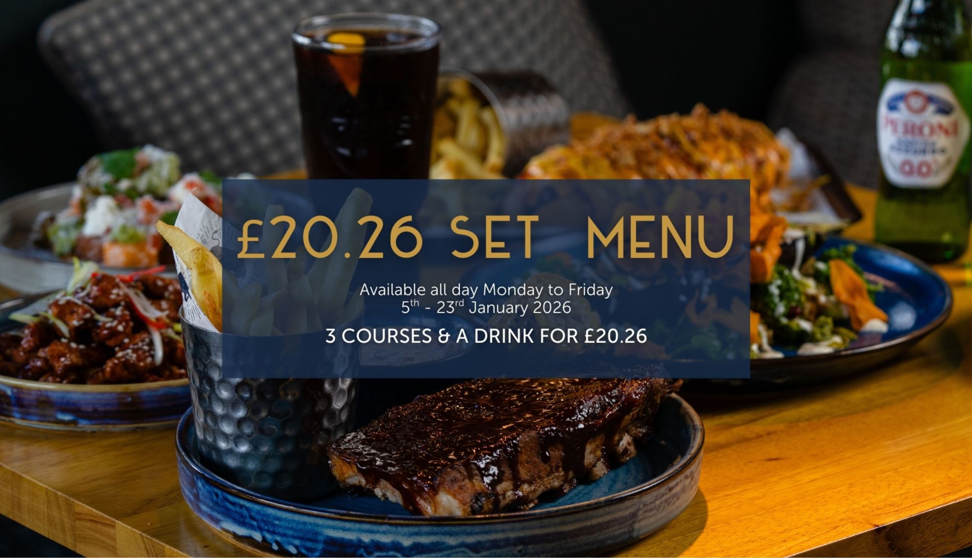 £20.26 Set Menu