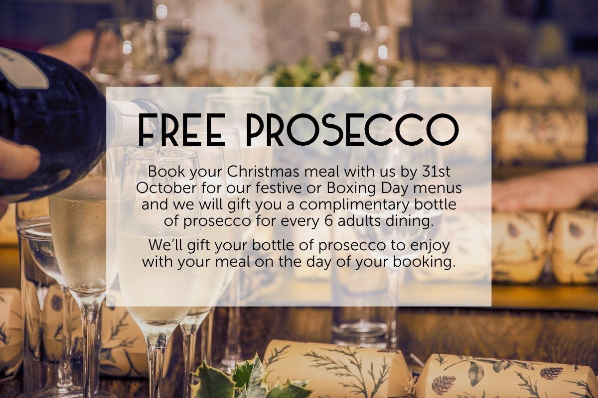 Book Early for Free Prosecco